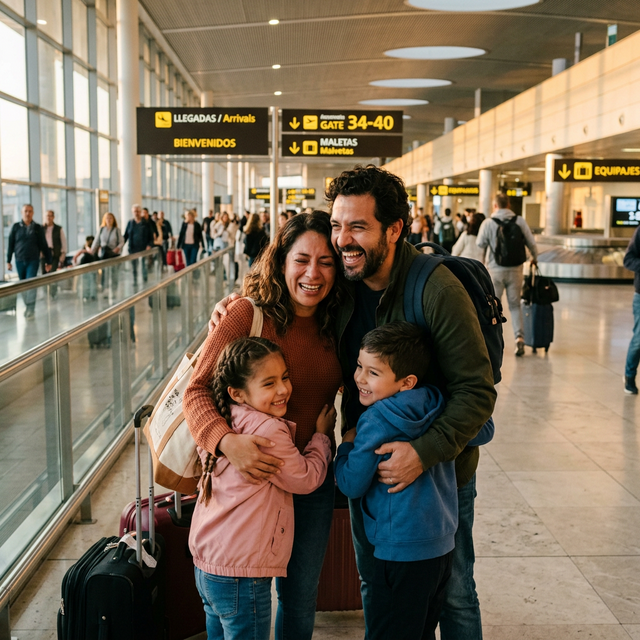 Reagrupación familiar en España — abogado de extranjería en Madrid ayudando a reunir familias