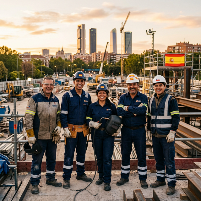 Abogado de extranjería en Madrid gestionando permisos de residencia y trabajo para inmigrantes en España
